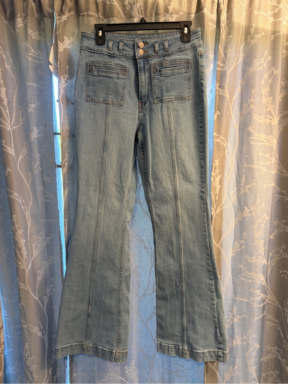 Shyanne Light Blue High-Rise Flare Jeans